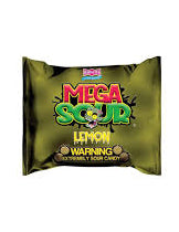 Barnett Mega Sour Candy Lemon 104g 12ct (UK)