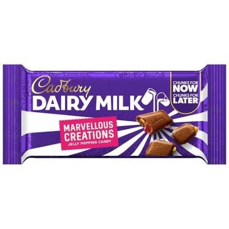 Cadbury Dairy Milk Jelly Popping 56g 22ct (UK)