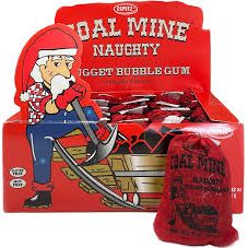 Coal Mine Naughty Nugget Bubble Gum 2oz 24ct