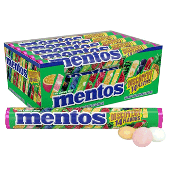 Mentos Singles Discovery 14pcs 1.32oz 15ct