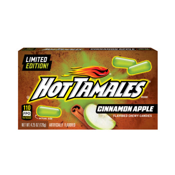 Hot Tamales Cinnamon Apple Fall Theater Box 4.25oz 12ct