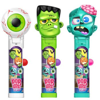 Flix Candy Monster Mix Pop Ups! Singles .35oz 12ct