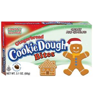 Santa's Village XMAS Gingerbread Cookie Dough Bites 3.1oz 12ct