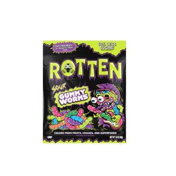 Rotten Sour Gummy Worms 1.8oz 8ct