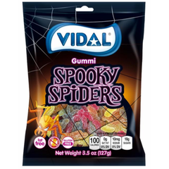 Vidal Halloween Spooky Spiders Peg Bags 3.50oz 14ct