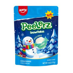 Peelerz Holiday Gummy Snowflake SUB 6oz 2 Facing DRC 12ct