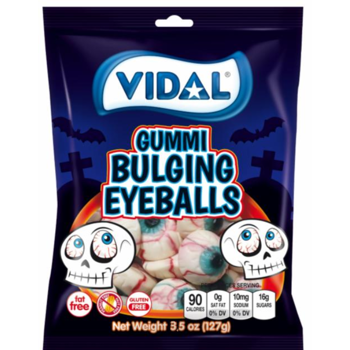 Vidal Halloween Bulging Eyeballs Parts Peg Bags 3.50oz 14ct