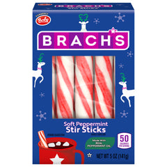 Brach's Soft Peppermint Stir Sticks Crt 5oz 2/12ct