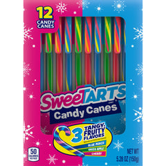 Sweetarts Holiday Candy Cane Env 12pcs 5.28oz 24ct
