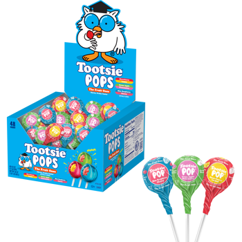 Tootsie Pops The Fruit Ones .6oz 48ct