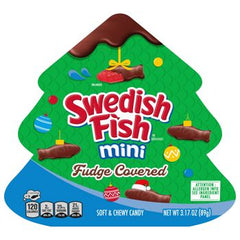 Swedish Fish Xmas Fudge Covered 3.17oz 6ct