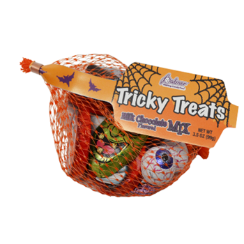 Palmer Halloween Mesh Bags Tricky Treats 3.5oz 18ct