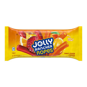 Jolly Rancher Ropes Fruit Punch & Mango LD Bag 10oz 12ct