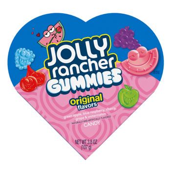 Jolly Rancher Gummies Original Flavor Heart Box 3.8oz 8ct
