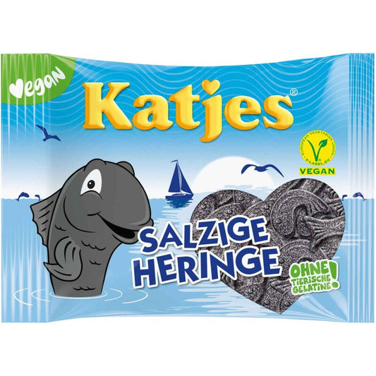 Katjes Salzige Heringe 175g 20ct Vegan (Europe)