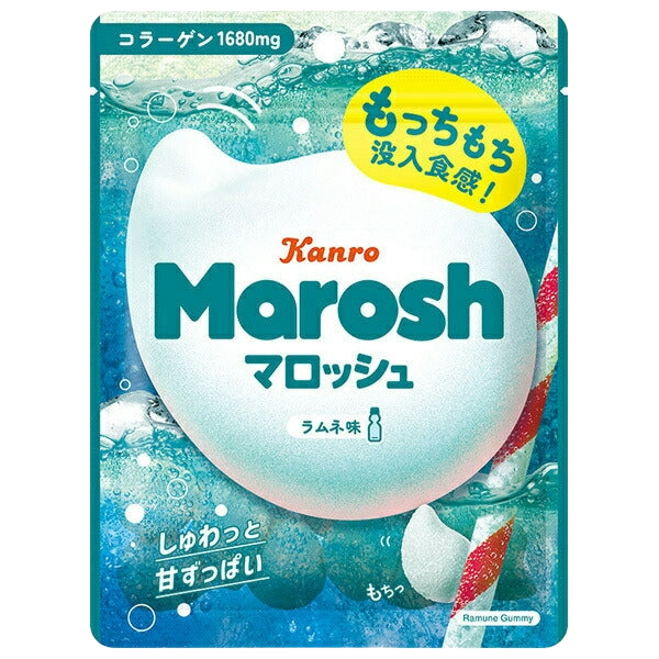 Kanro Marosh Marshmallow Ramune 46g 12ct (Japan)