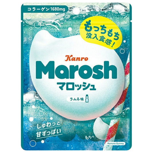 Kanro Marosh Marshmallow Ramune 46g 12ct (Japan)