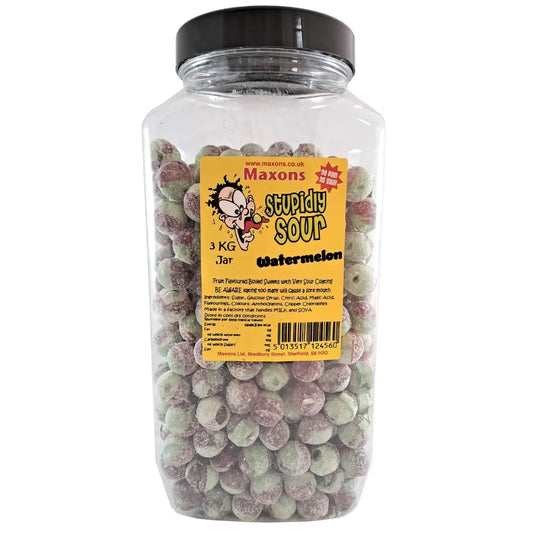 Maxon's Stupidly Sour Watermelon Jar 3KG (UK)