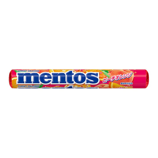 Kracie Mentos Soft Candy Peach & Orange 37.5g 12ct (Japan)