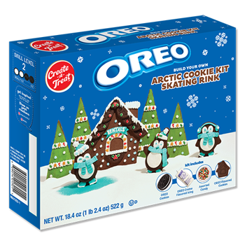 CREATE A TREAT Oreo Arctic Skating Rink Cookie Kit 18.43oz 6ct