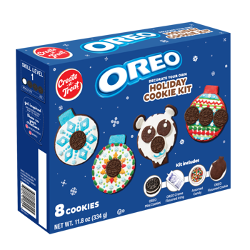 CREATE A TREAT Oreo Dyo Ornament Cookie Kit 8pk 11.8oz 6ct
