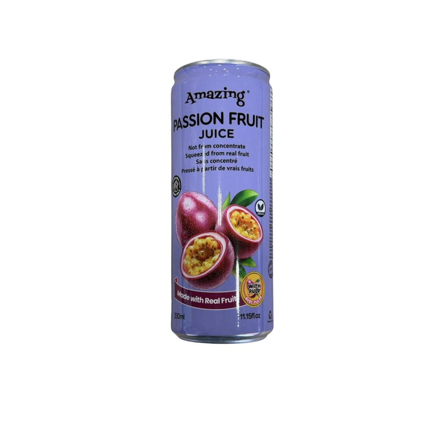 Amazing Passion Fruit Juice 330ml 24ct (Shipping Extra, Click for Details)