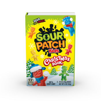 Sour Patch Kids Stocking Stuffer Book 3.4oz 12ct