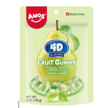 Amos 4D Pear Burst Peg Bag 6oz 12ct