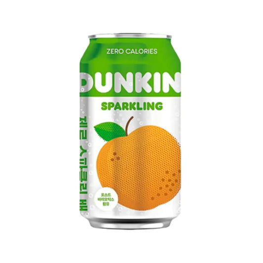 Dunkin' Sparkling Soda - Pear 330ml 24ct (Korea) (Shipping Extra, Click for Details)