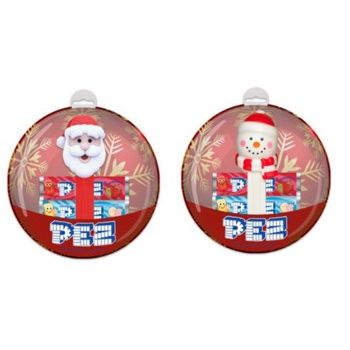 Pez Xmas Ornament With Mini Dispenser .58oz 10ct