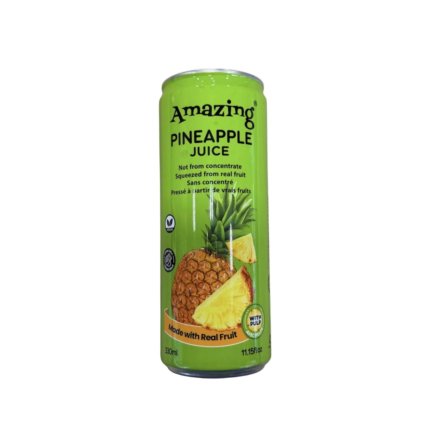 Amazing Pineapple Juice 330ml 24ct (Shipping Extra, Click for Details)
