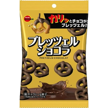 Bourbon Pretzel Chocolate Bag 53g 10ct (Japan)