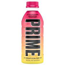 Prime Hydration Strawberry Banana 500ml 12ct (Shipping Extra, Click for Details)