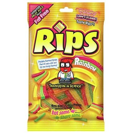 Rips Bites Rainbow Bag 4oz 12ct