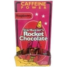 Rocket Chocolate Singles Display Box Raspberry 0.4oz 100ct