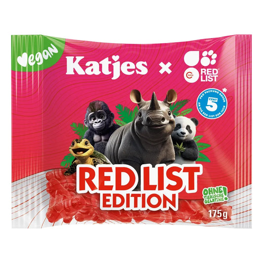 Katjes Red List Edition 175g 22ct Vegan (Europe)