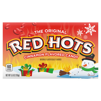 Red Hots Cinnamon Flavored Candies Theater Box 5.5oz 12ct