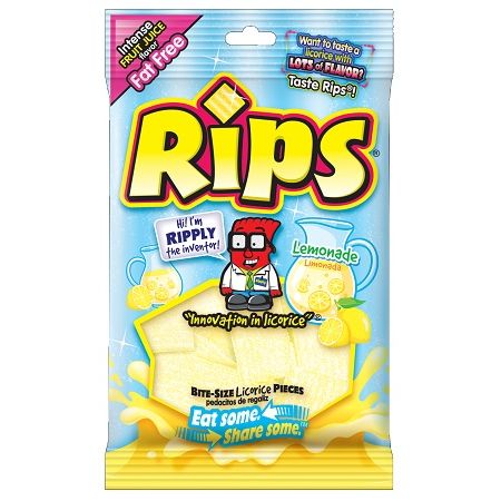 Rips Bites Lemonade Bag 4oz 12ct