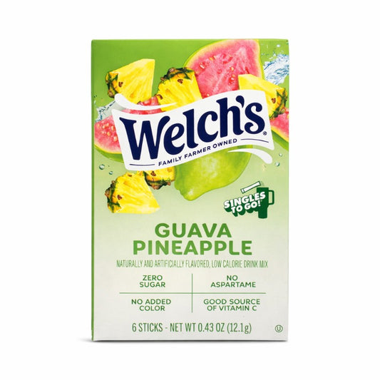 Welch's Guava Pineapple Singles To Go 12ct