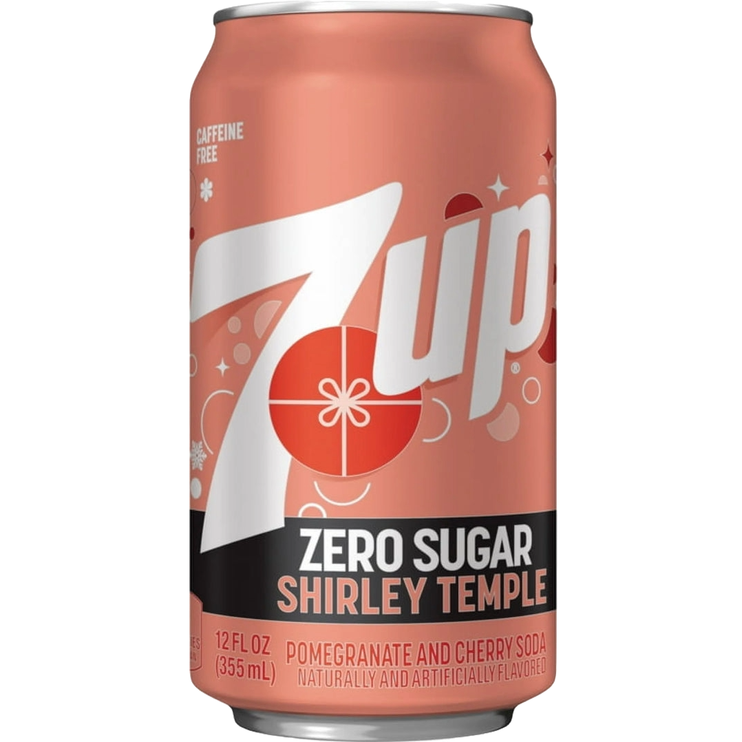 7up Shirley Temple Zero 12oz 12ct (Shipping Extra, Click for Details)
