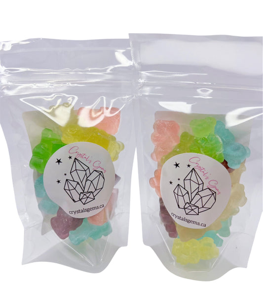 Crystal Gems Rainbow Bears Crystal Candy 52g 12ct (CAN)