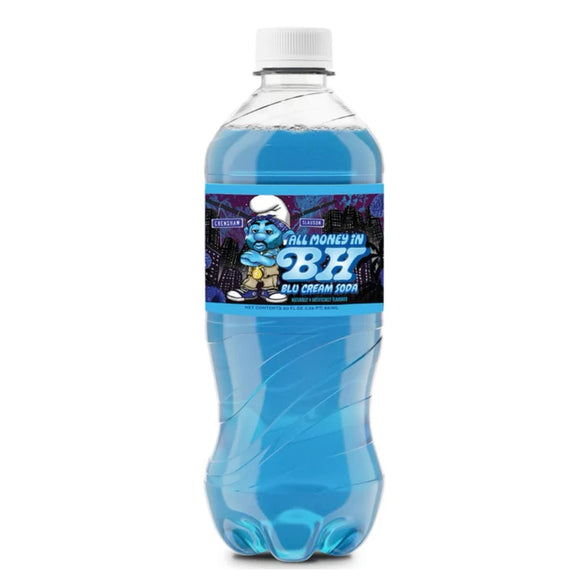 Exotic Pop All Money In BH Blu Cream Soda 591ml 24ct - Candynow.ca Exclusive - (Shipping Extra, Click for Details)