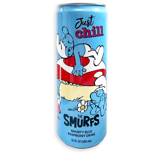 Boston America The Smurf Just Chill Smurfy Blue Raspberry Drink 355ml 12ct (Shipping Extra, Click for Details)