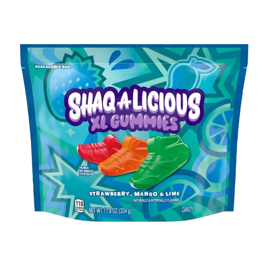 Shaq-A-Licious XL Gummies Sneakers Pouch 11.8oz 8ct
