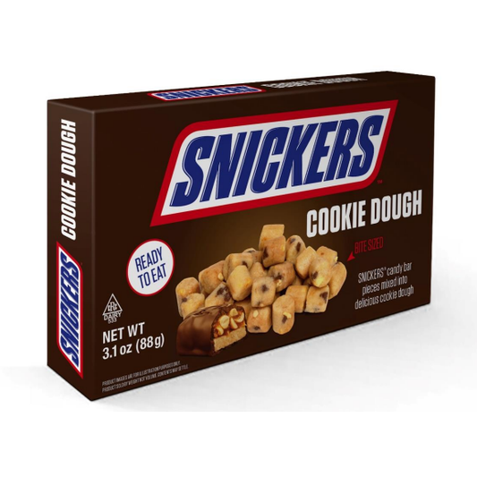 Snickers Poppable Cookie Dough Theater Box 3.1oz 12ct