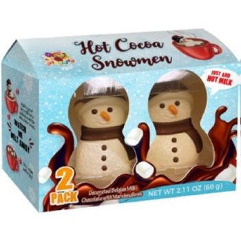 Hot Cocoa Toppers Snowman 2pk with Marshmallow 2.11oz 6ct