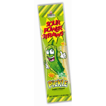 Sour Power LE Pickle Candy Straw 1.75oz 24ct