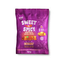 Huer Sweet N' Spicy Chamoy Bears Peg Bag 140g 12ct