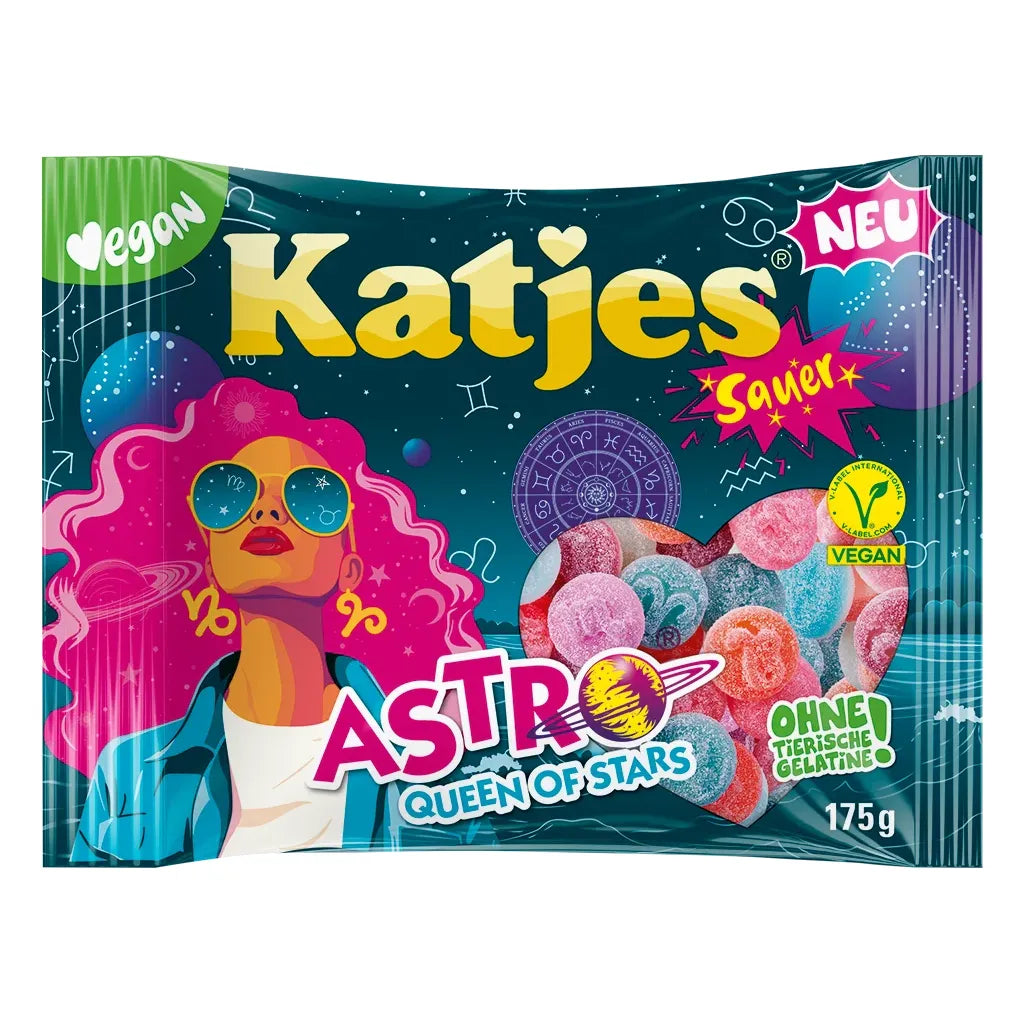 Katjes Astro Queen of Stars 175g 20ct Vegan (Europe)