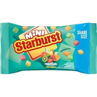 Starburst Mini Tropical Share Size 3.5oz 15ct